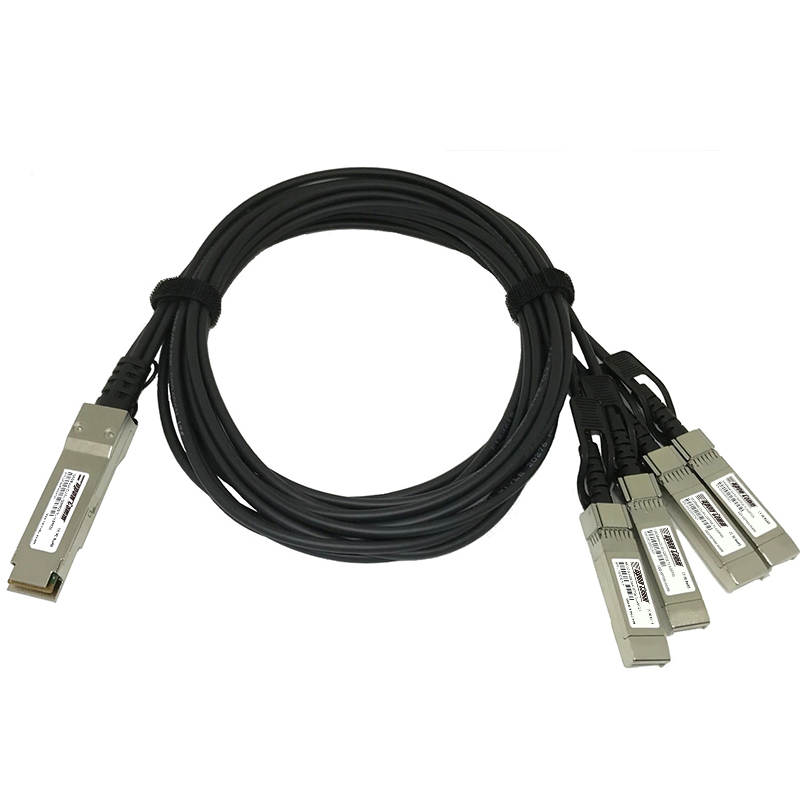 100GBase-CU 3m QSFP28 To 4xSFP28 Passive Direct Attach Copper Twinax Cable